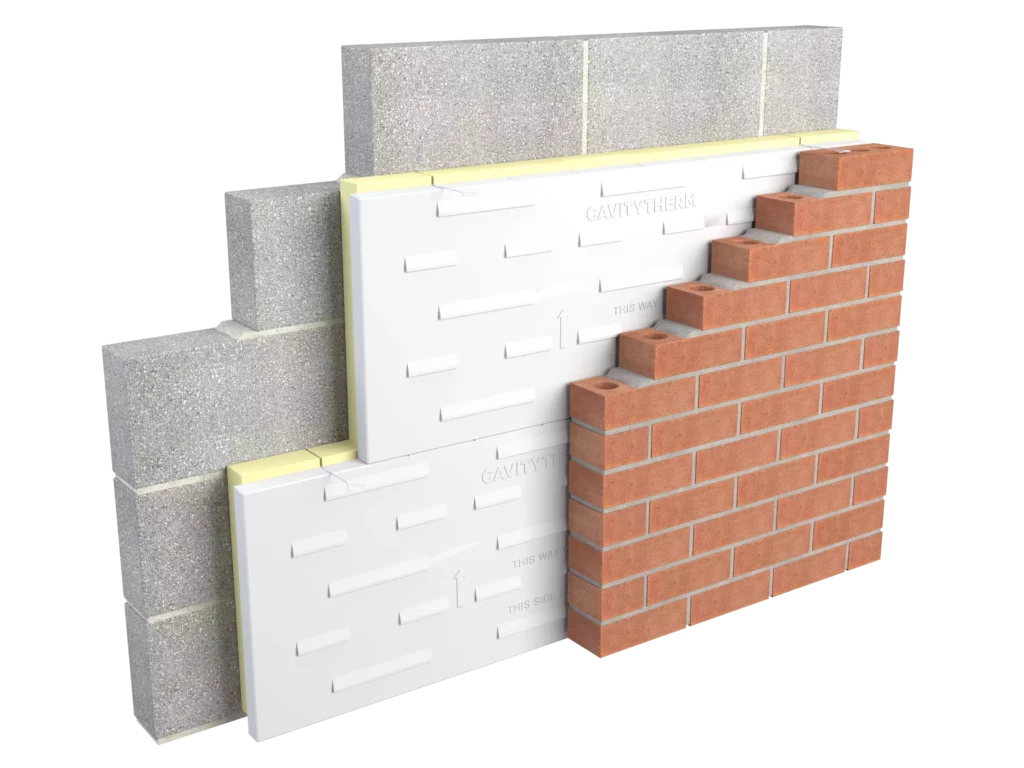 Cavitytherm 360 product displayed between walls